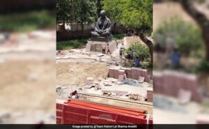 Read more about the article Row Over Parliament’s Gandhi, Shivaji Statues Continues As Prerna Sthal Opens