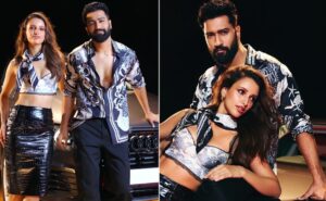 Read more about the article Bad Newz Stars Triptii Dimri And Vicky Kaushal Only Give Good News In Matching Versace Printed Looks On The Cover Of Elle India