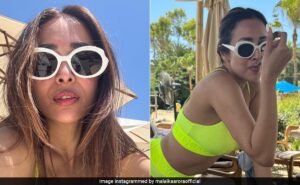 Read more about the article Home To Wimbledon Champ Carlos Alcaraz And UEFA Euro Cup 2024 Winners, Malaika Arora In Spain Looked As Bright As A Neon Light In A Swim Set