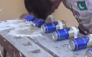 Read more about the article Man Sets Guinness World Record For Most Drink Cans Crushed With Head In 30 Seconds