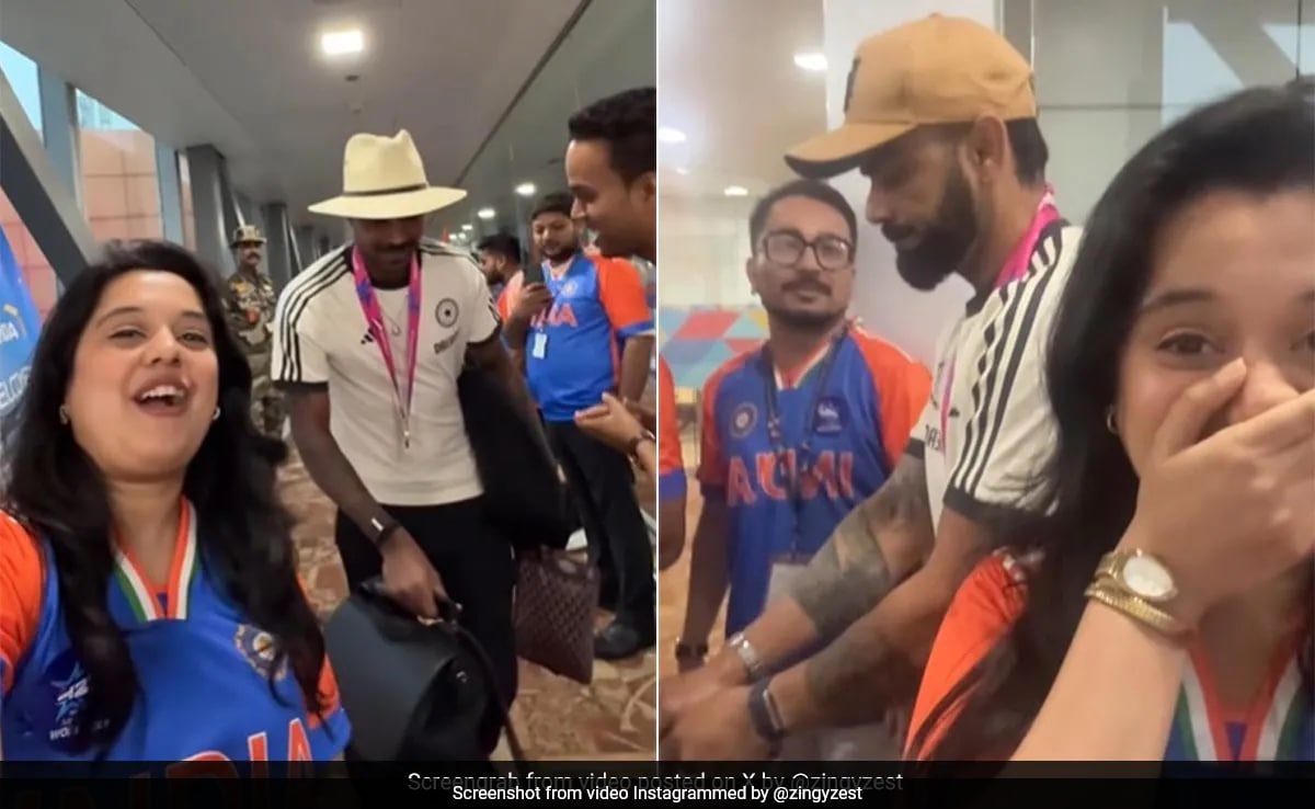 Read more about the article Influencer Meets Team India At Delhi Airport, Internet Calls Her “God’s Favourite”