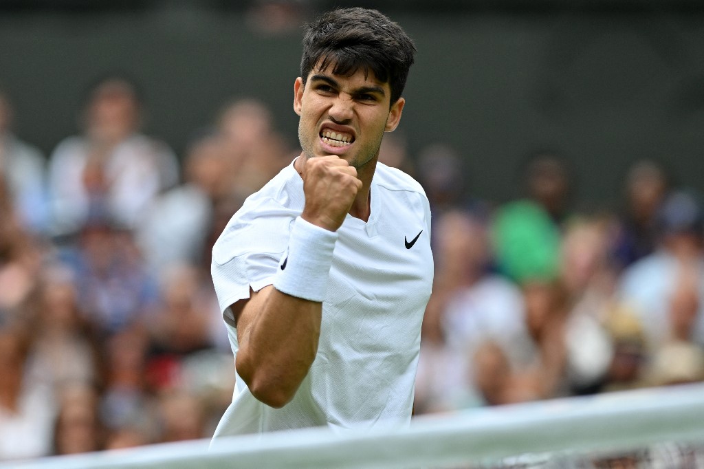 Carlos Alcaraz Up And Running On 'Beautiful' Wimbledon Centre Court