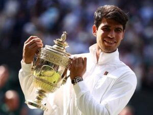 Read more about the article Giant-Killer Carlos Alcaraz On His Way To Modern Day Tennis Greatness After Wimbledon 2024 Triumph