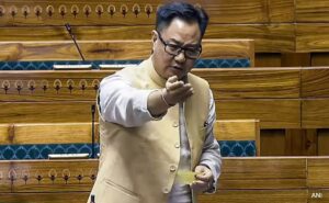 Read more about the article Kiren Rijiju On Notice Against Rahul Gandhi In Lok Sabha