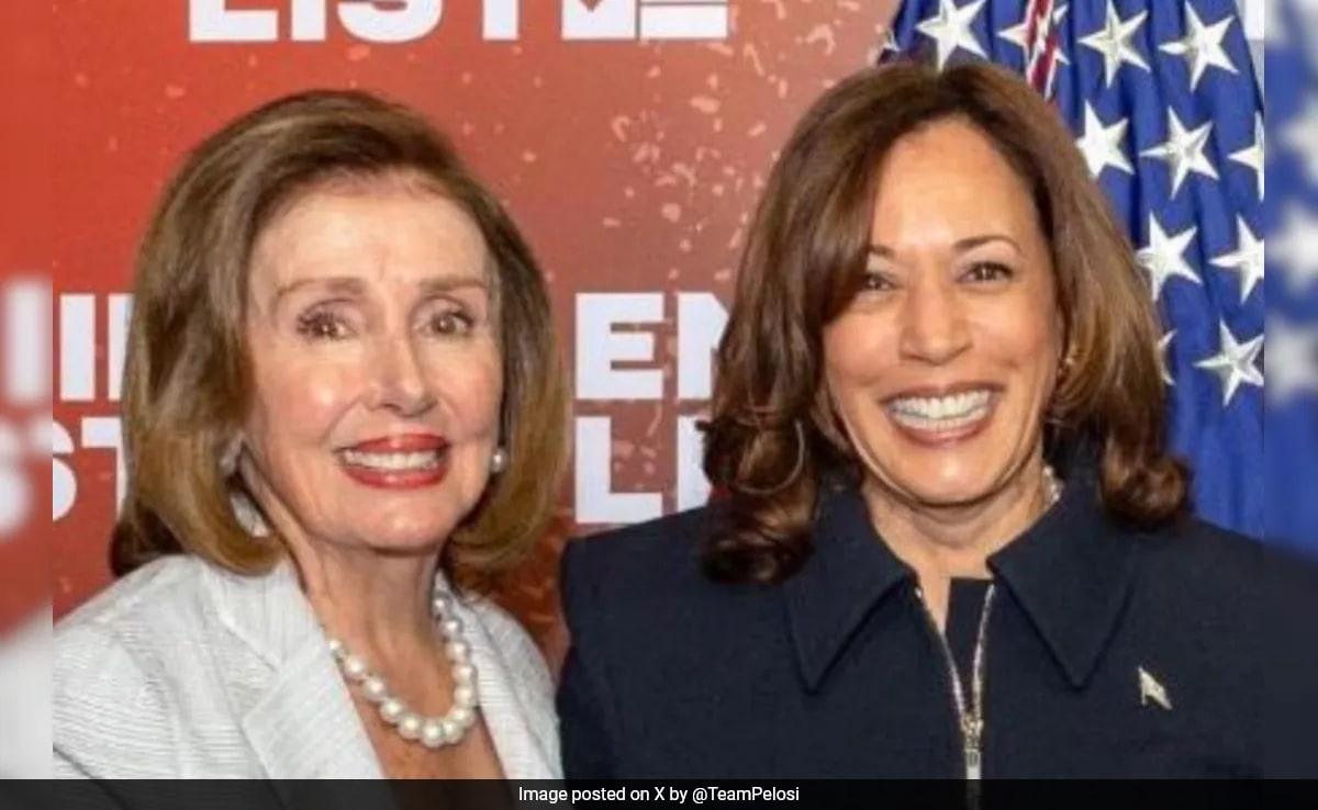 Read more about the article US Ex-Speaker Nancy Pelosi Endorses Kamala Harris For US Presidential Polls