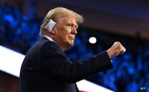 Read more about the article Trump-Style Ear Bandages New Trend At Republican National Convention