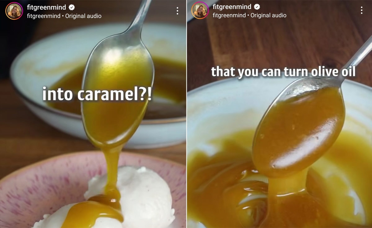 Viral Video Shows How To Use Olive Oil To Make 'Caramel', Internet Reacts