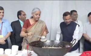 Read more about the article Finance Minister Nirmala Sitharaman Takes Part In Pre-Budget ‘Halwa’ Ceremony