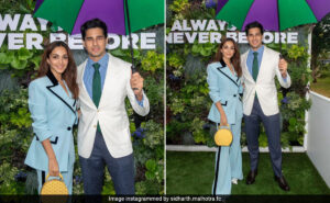 Read more about the article Kiara Advani And Sidharth Malhotra In Dapper Wimbledon Looks Were A Serve And A Smash For The Quarter Final Match