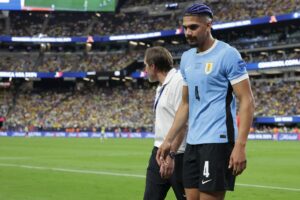 Read more about the article Uruguay’s Ronald Araujo Ruled Out For Copa America Semi Clash With Colombia