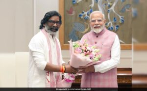 Read more about the article Out On Bail, Jharkhand Chief Minister Hemant Soren Meets PM Narendra Modi