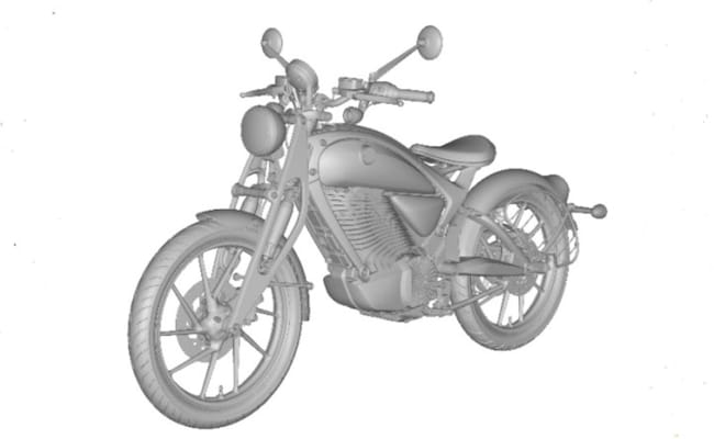 First Royal Enfield Electric Motorcycle Design Patent  Revealed