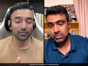 Read more about the article Robin Uthappa’s Powerful Speech On ‘Hate, Abuse’ Brings Tears To R Ashwin’s Eyes. Watch