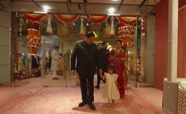 Gautam Adani Attends Anant Ambani-Radhika Merchant Wedding In Mumbai