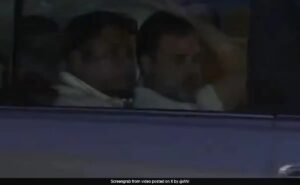 Read more about the article Rahul Gandhi Arrives In Aligarh To Meet Hathras Stampede Victims’ Families