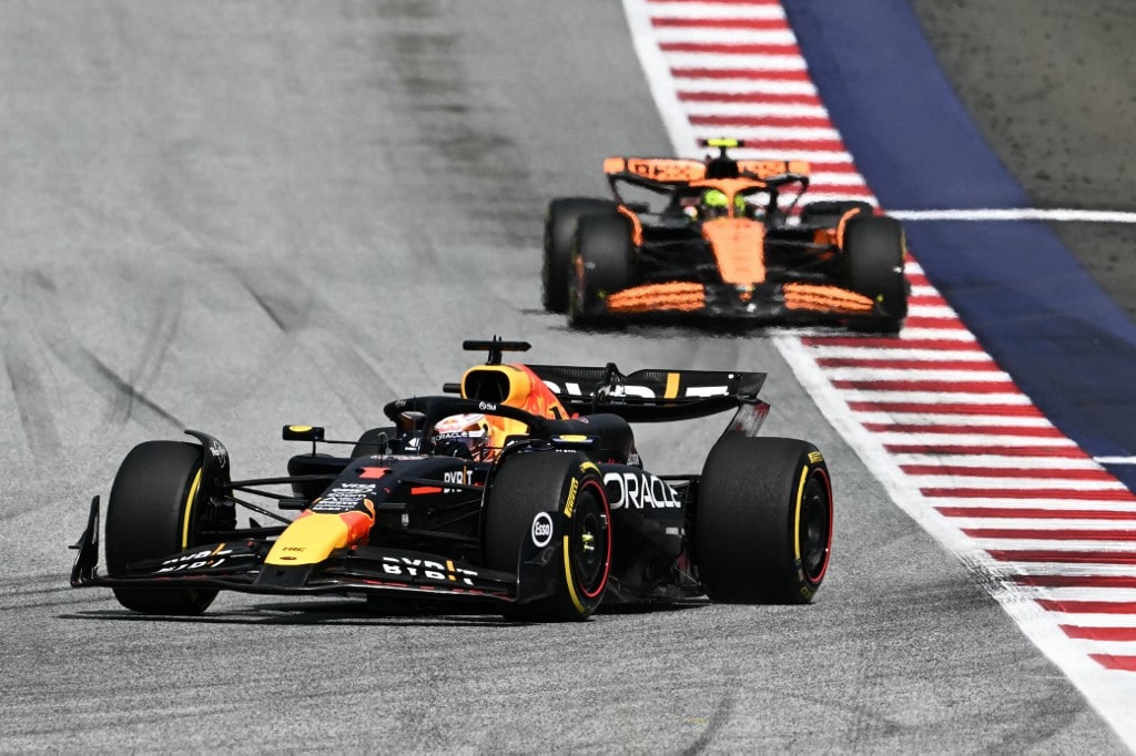 Read more about the article George Russell Gifted Austrian Grand Prix Win After Max Verstappen In Late Collision