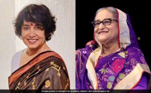 Read more about the article Exiled Author Taslima Nasreen Finds An Irony In Former Prime Minister Sheikh Hasina’s Escape