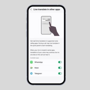 Read more about the article Samsung expands Galaxy AI ‘Live Translate’ to WhatsApp, Telegram, and Meet | Tech News