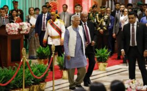 Read more about the article Muhammad Yunus Over Sheikh Hasina’s Ouster