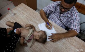 Read more about the article Baby Paralysed In Gaza’s First Case Of Type 2 Polio For 25 Years: WHO