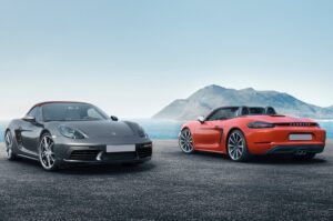 Read more about the article Porsche 718 convertible, Boxster, Cayman, EV, bookings