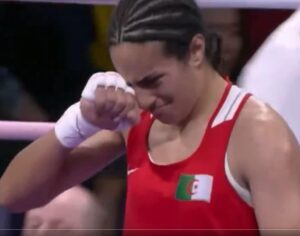 Read more about the article Olympics Gender Row Boxer Imane Khelif Cries After Getting Assured Of Bronze. Watch