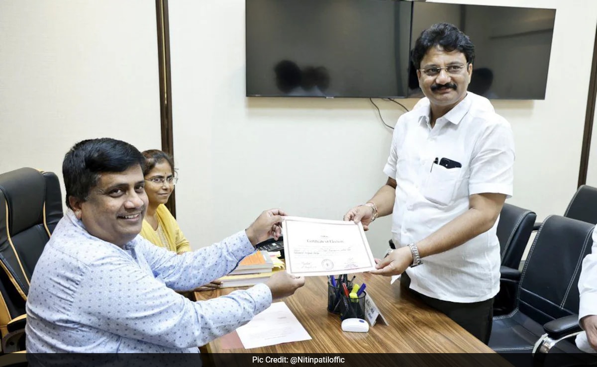 Read more about the article NCP’s Nitin Patil, BJP’s Dhairyasheel Patil Elected To Rajya Sabha