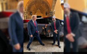 Read more about the article Controversial US Influencer Gifts Donald Trump A Tesla Cybertruck And Rolex During Interview