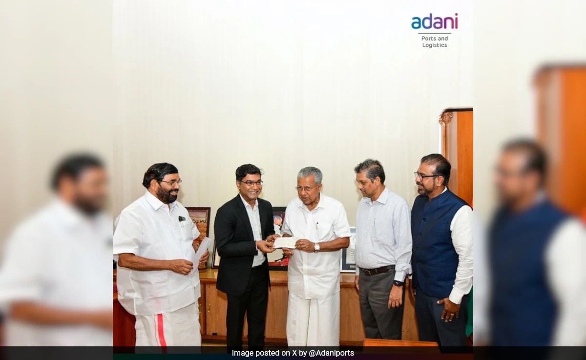 Read more about the article Adani Group Fulfils Promise Of Rs 5 Crore Donation For Wayanad Victims