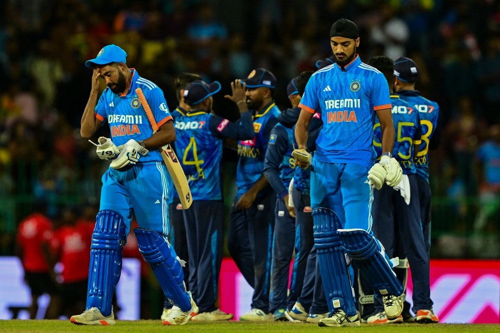 Read more about the article Indian Batters Sans Rohit Sharma Flounder As Sri Lanka Earn A Tie In First ODI