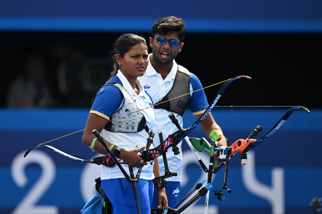 Read more about the article Indian Mixed Archery Team Loses 2-6 To USA In Paris Olympics Bronze Match