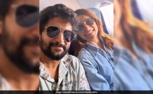 Read more about the article Samantha Ruth Prabhu’s In-Flight Reunion With Nani: “Sweetest Surprise Today”