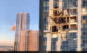 Read more about the article Russian Skyscraper Hit By Ukrainian Drone In 9/11-Like Attack