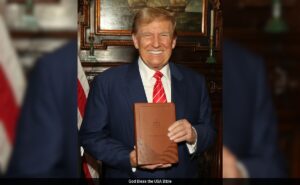 Read more about the article Donald Trump Made Rs 2 Crore From ‘Bible’ Sales, Holds Rs 8 Crore In Crypto: Report