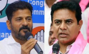 Read more about the article KTR Slams Revanth Reddy Amid Telangana Statue War