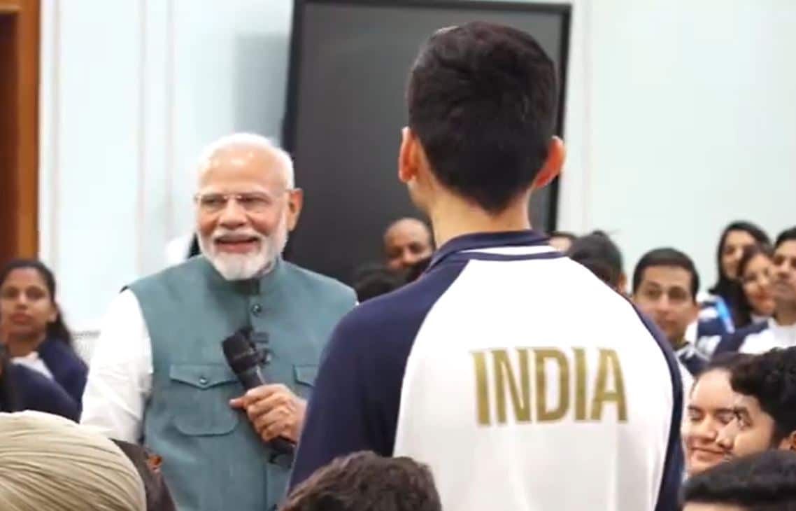 "Prakash Sir Was Strict, Next Time...": PM Narendra Modi To Lakshya Sen At Olympic Meet