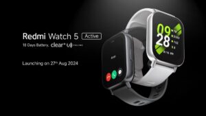 Read more about the article Redmi Watch 5 Active India Launch Date Set for August 27; Design, Key Features Teased