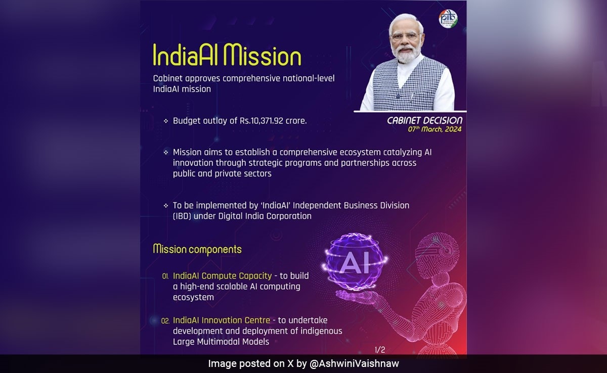 Read more about the article Centre Invites Bids To Empanel AI Infra Providers Under Rs 10,372 Crore India AI Mission