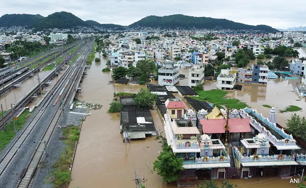 Read more about the article 10 Dead In Rain Fury In Andhra, Telangana, Over 100 Trains Cancelled