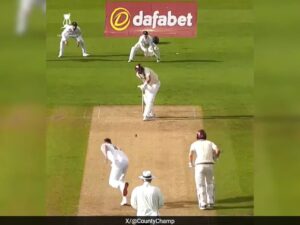 Read more about the article Shoaib Bashir Gets Bowled In County Game, Given Not Out Despite No No-ball. Reason Is Bizarre. Watch