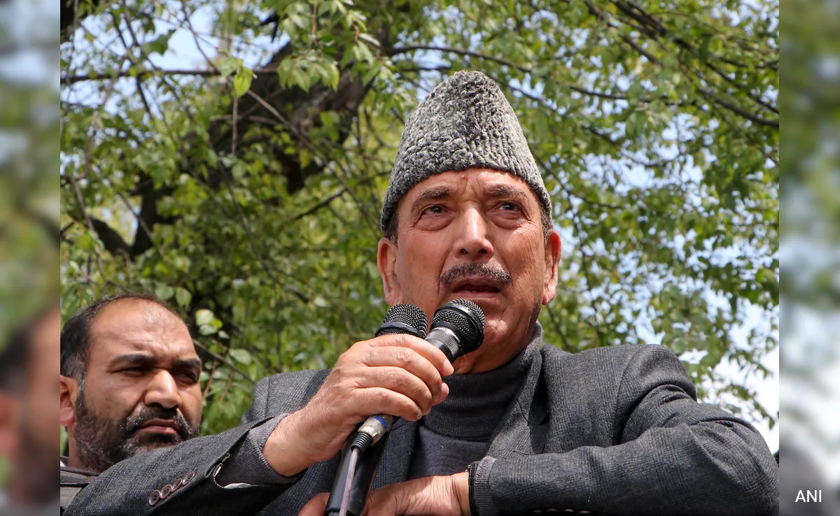 'Article 370 Can Only Be Restored By Government, Not Any State': Ghulam Nabi Azad