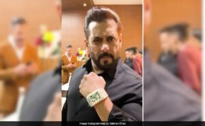 Read more about the article Salman Khan Shows Off Luxury Watch Studded With 714 White Diamonds. The Internet Is Thrilled