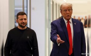 Read more about the article Donald Trump Meets Ukraine’s Zelenskiy, Vows To End Ukraine War “Quickly”