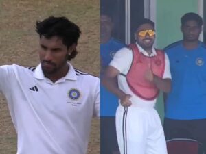 Read more about the article Avesh Khan’s Hilarious Dance Moves To Celebrate Tilak Varma’s Duleep Trophy Ton Steal Show – Watch