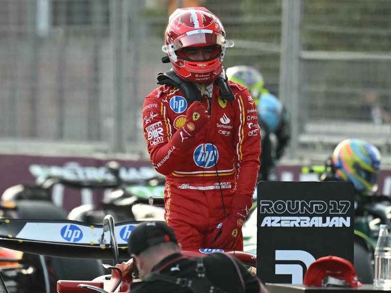 Ferrari's Charles Leclerc Claims Fourth Straight Pole In Azerbaijan GP