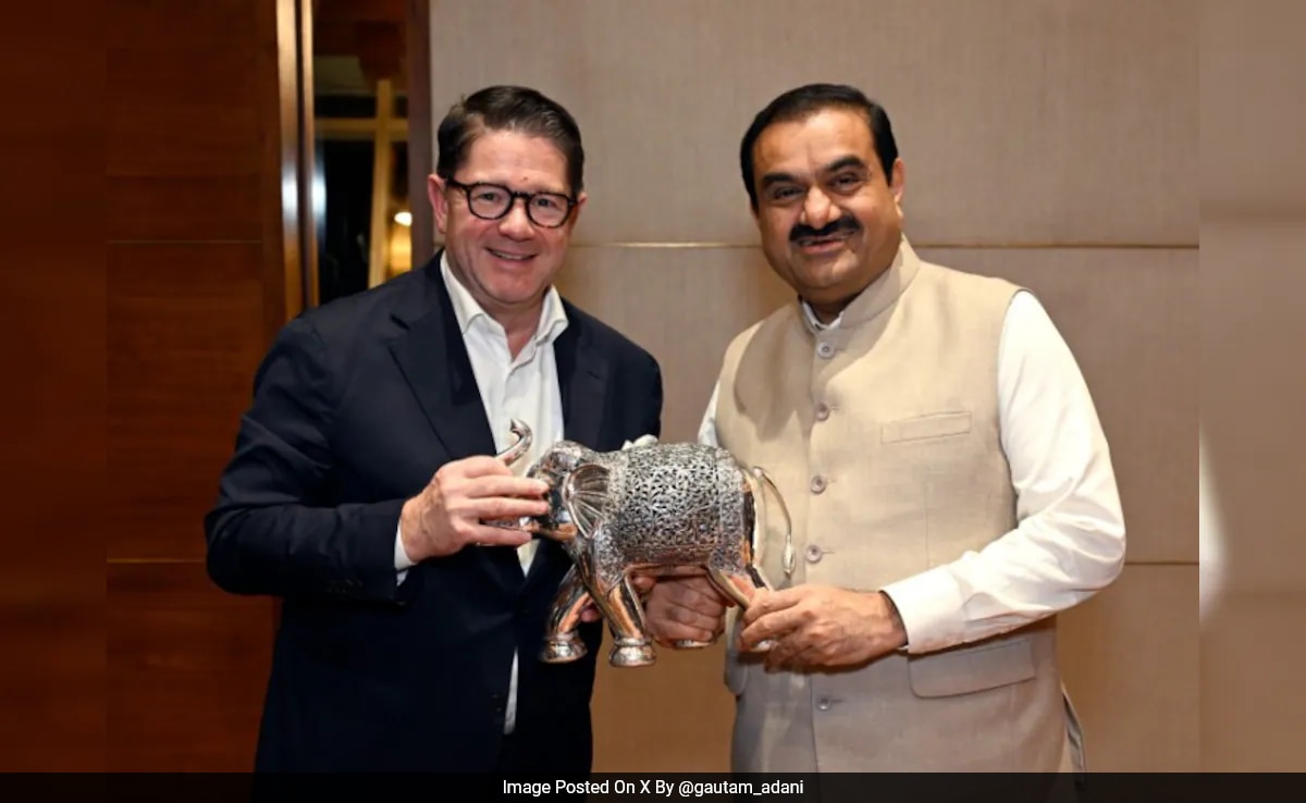 'Powering India's Aviation Growth': Gautam Adani Meets Bombardier CEO