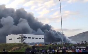 Read more about the article Fire Breaks Out At Tata Electronics Factory In Tamil Nadu, None Injured