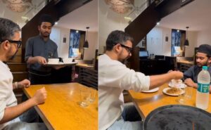 Read more about the article Man Invites Waiter To Share Soup At A Restaurant, Internet Says He Has A “Golden Heart”