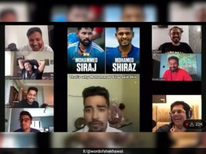 Read more about the article Old Mohammed Siraj Meme Cracks Up Rishabh Pant, His Reaction Is Viral. Watch