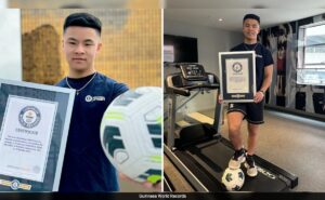 Read more about the article Footballer Sets World Record With Skills That Helped Him Overcome Suicide Struggle